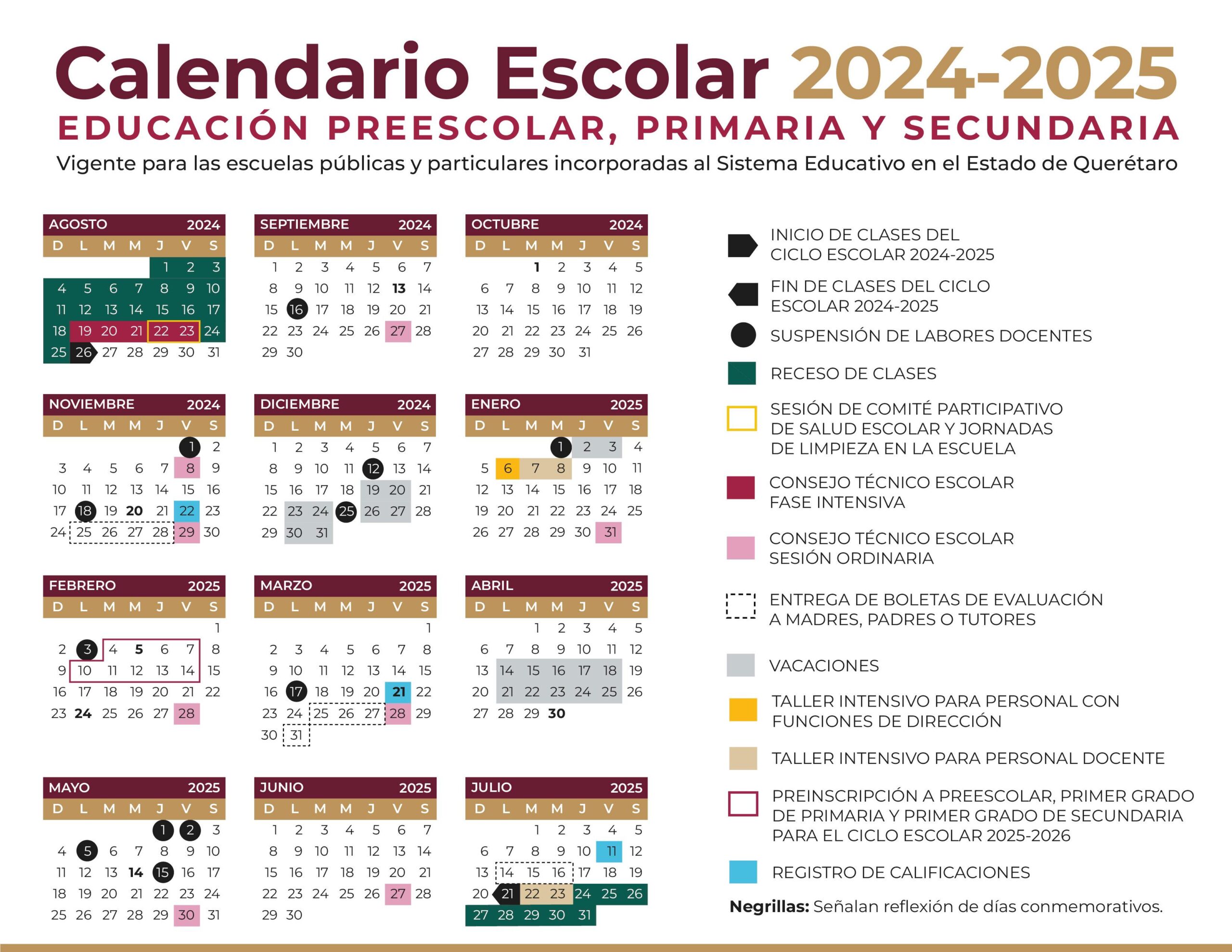 71 273 45108 982590157 Calendario escolar 2024 2025 scaled