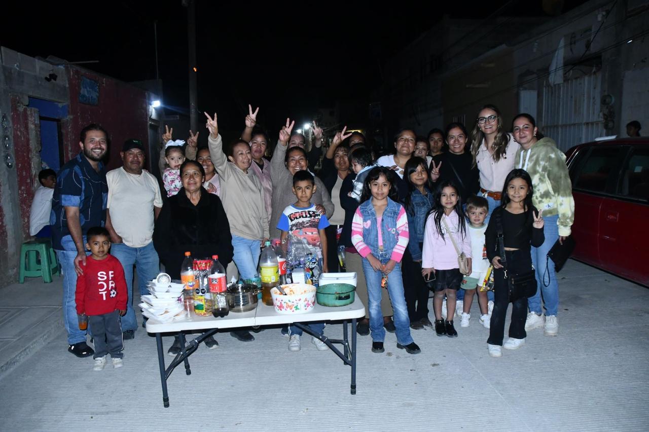 LUPITA PÉREZ MONTES ENTREGA OBRA EN SU MUNICIPIO.