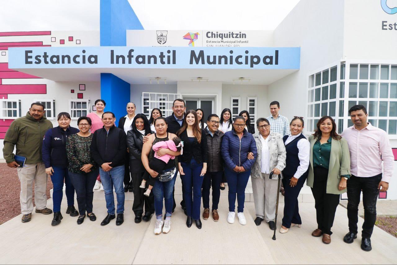 GEORGINA SÁNCHEZ Y ROBERTO CABRERA INAUGURAN LA ESTANCIA INFANTIL CHIQUITZIN EN LA RUEDA