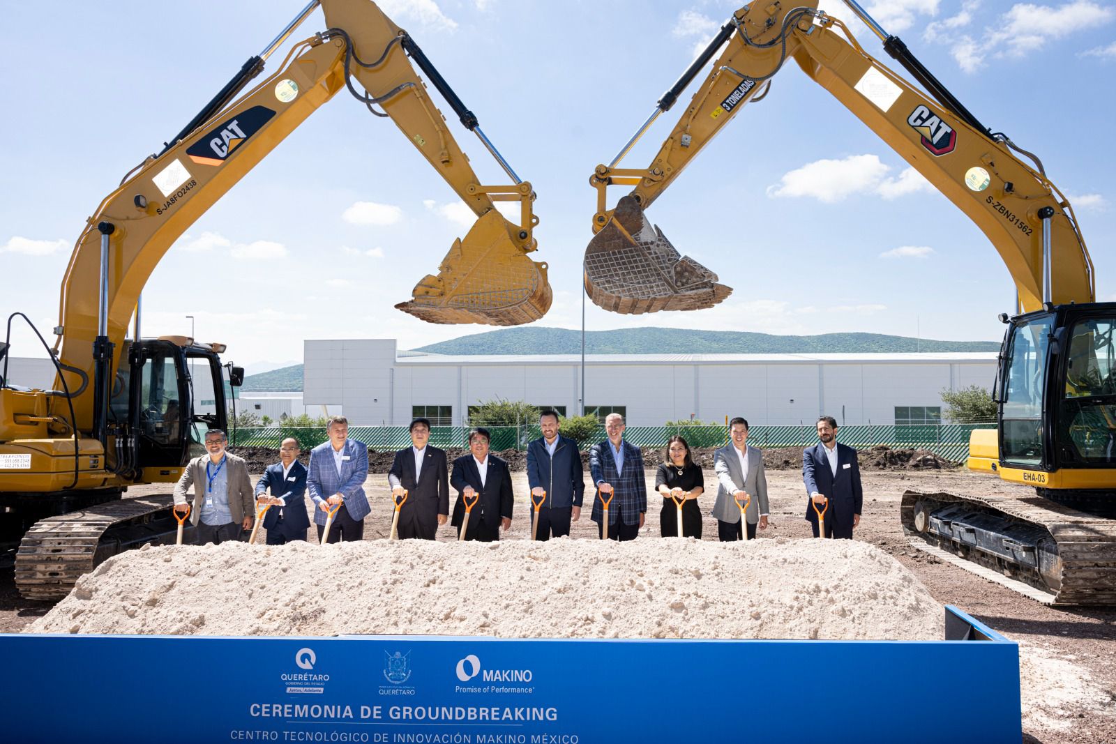 ENCABEZA MAURICIO KURI COLOCACIÓN DE LA PRIMERA PIEDRA DEL CENTRO TECNOLÓGICO DE INNOVACIÓN MAKINO MÉXICO