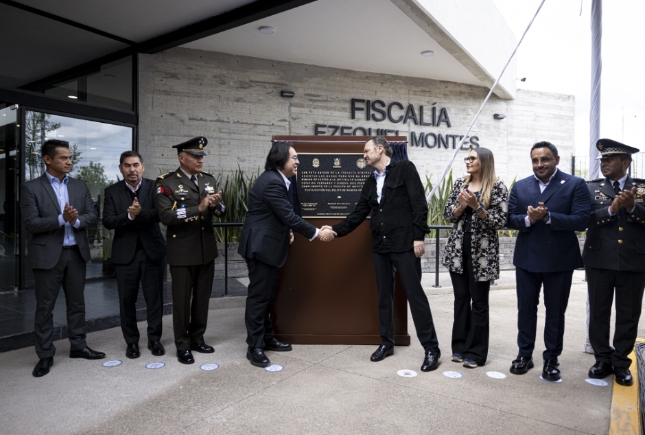 INAUGURA GOBERNADOR EDIFICIO DE LA FISCALÍA GENERAL EN EZEQUIEL MONTES