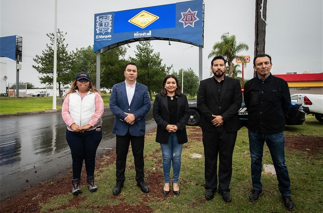 CLAUDIA MARTÍNEZ SUPERVISA EL PROYECTO DE VIDEOVIGILANCIA “CONFIANZA ESCOLAR”