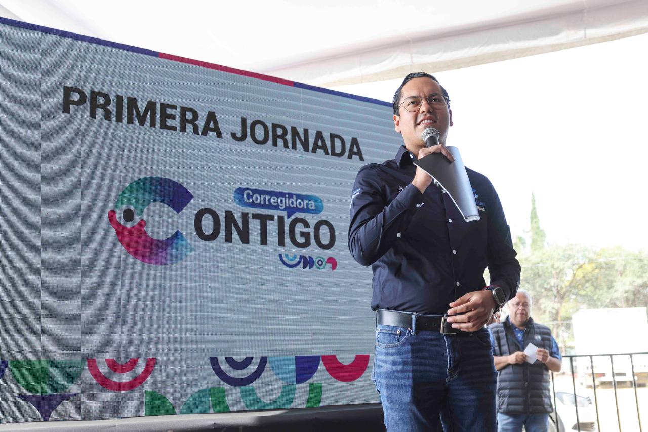 ENCABEZA CHEPE GUERRERO PRIMERA JORNADA CORREGIDORA CONTIGO EN LA COMUNIDAD DE LOS ÁNGELES