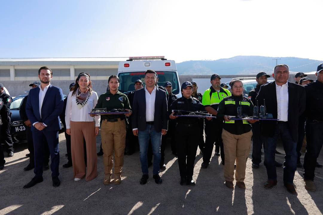 EN EL MUNICIPIO DE HUIMILPAN EL PRESIDENTE JAIRO MORALES APUESTA POR LA SEGURIDAD