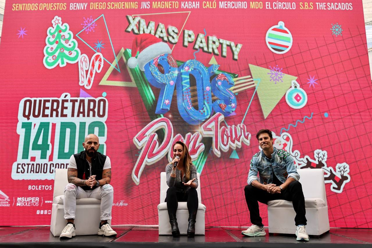 ¡EL 90’s POP TOUR XMAS PARTY LLEGA A #QUERÉTARO! 🎄🗓️14 DE DICIEMBRE, EN EL ESTADIO CORREGIDORA,