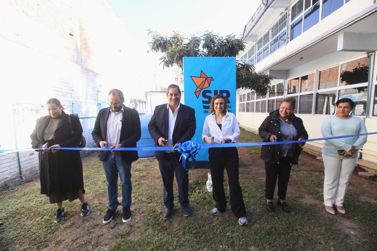 INAUGURAN EL SISTEMA DE CAPTACIÓN DE AGUA DE LLUVIA DE “ESCUELAS CON AGUA” EN LA SECUNDARIA ANTONIO CASO