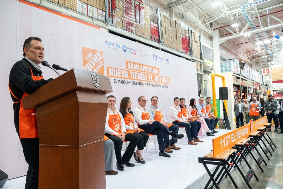 RATIFICA HOME DEPOT SU CONFIANZA EN QUERÉTARO CON INVERSIÓN DE 414 MDP