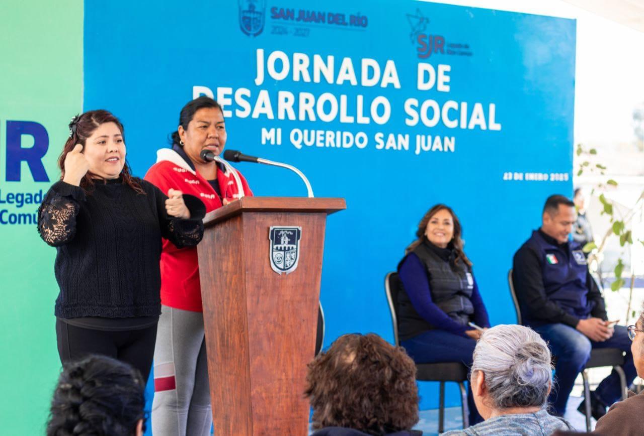 GOBIERNO MUNICIPAL DE SAN JUAN DEL RÍO ATIENDE A MÁS DE 700 PERSONAS EN JORNADA DE DESARROLLO SOCIAL EN LA COMUNIDAD DE LA ESTANCIA