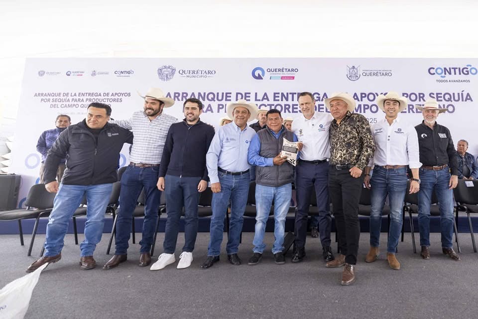 EL MUNICIPIO DE AMEALCO ASISTIÓ AL ARRANQUE DE LA ENTREGA DE «APOYOS POR SEQUÍA PARA PRODUCTORES DEL CAMPO QUERÉTARO»