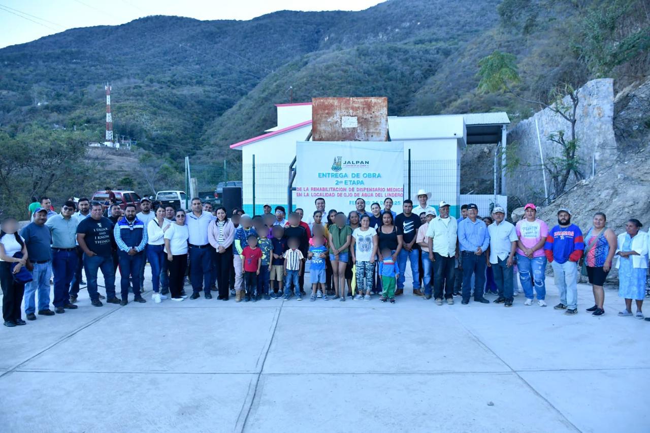 ENTREGA RUBÉN HERNÁNDEZ OBRAS POR 2 MILLONES 149MIL 315 PESOS EN OJO DE AGUA DE EL LINDERO, JALPAN