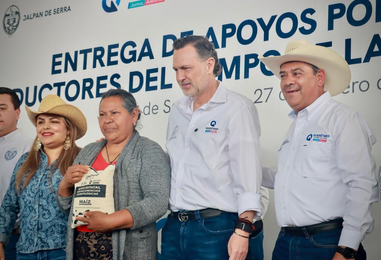 «APOYAR AL CAMPO ES FORTALECER A NUESTRA GENTE»: LUPITA RAMÍREZ en ENTREGA MAÍZ A PRODUCTORES DE PINAL DE AMOLES