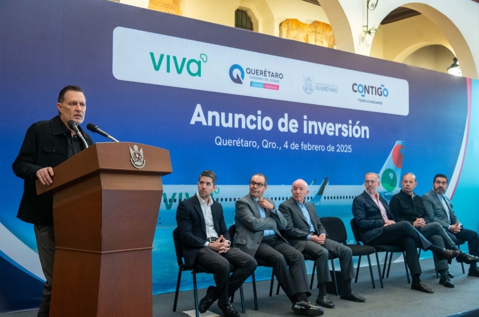 PARTICIPA GOBERNADOR EN EL ANUNCIO DE INVERSIÓN DE VIVA POR 4 MMDP PARA LA CONSTRUCCIÓN DE UN NUEVO HANGAR