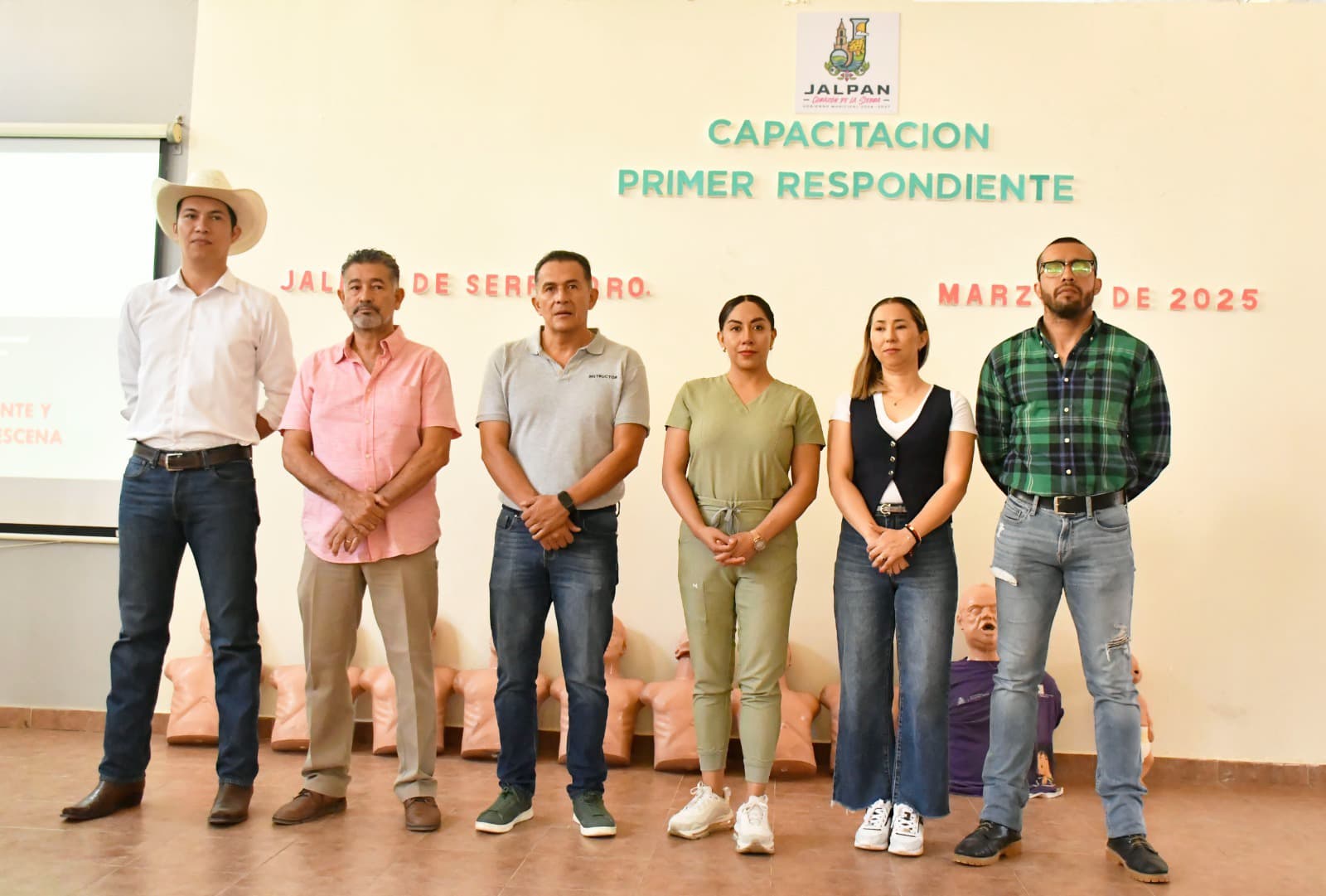 PERSONAL MUNICIPAL SE CAPACITA COMO PRIMER RESPONDIENTE EN EMERGENCIAS