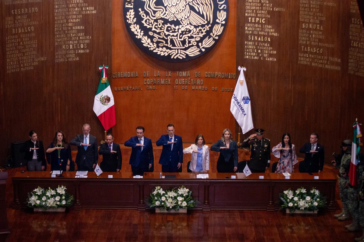 BEATRIZ HERNÁNDEZ ASUME SU SEGUNDO PERIODO COMO PRESIDENTA DE COPARMEX QUERÉTARO