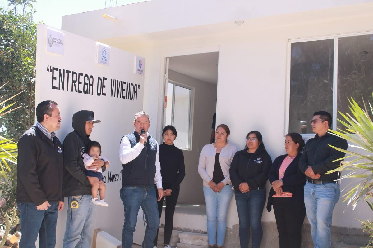 SAN JOAQUÍN ENTREGA DE VIVIENDAS EN LAS COMUNIDADES DE SAN ANTONIO Y LOS HERRERA.