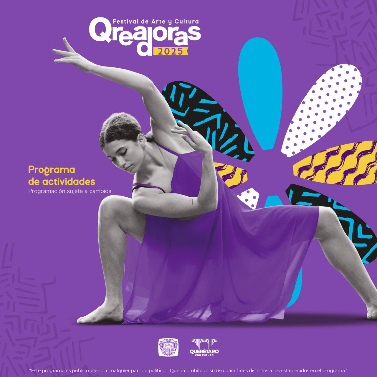 LLEGA PRIMERA EDICIÓN DE FESTIVAL DE ARTE Y CULTURA QREADORAS DEL 21 AL 23 DE MARZO EN LA ALAMEDA HIDALGO