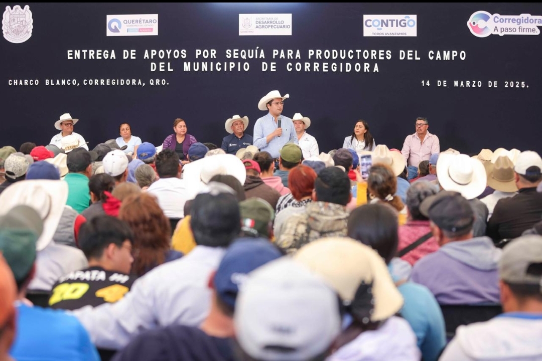 CHEPE GUERRERO Y ROSENDO ANAYA ENTREGAN APOYOS A 650 AGRICULTORES PARA COMBATIR LA SEQUÍA