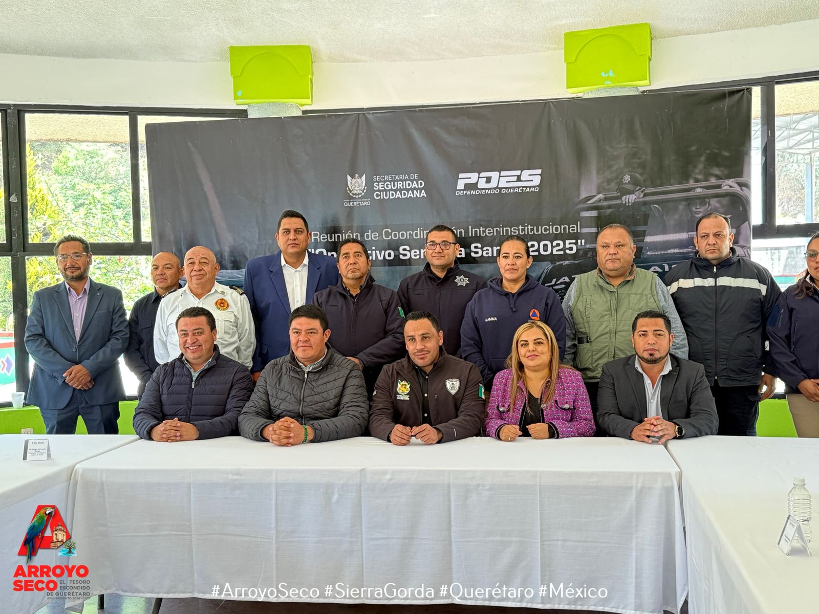 PARTICIPA EL PRESIDENTE MUNICIPAL DE ARROYO SECO EN LA REUNIÓN DE COORDINACIÓN INTERINSTITUCIONAL DEL OPERATIVO SEMANA SANTA 2025